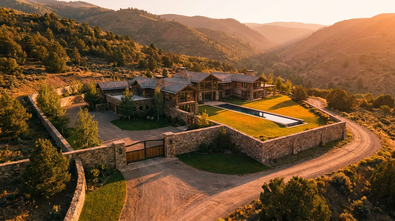 A secluded fortified estate