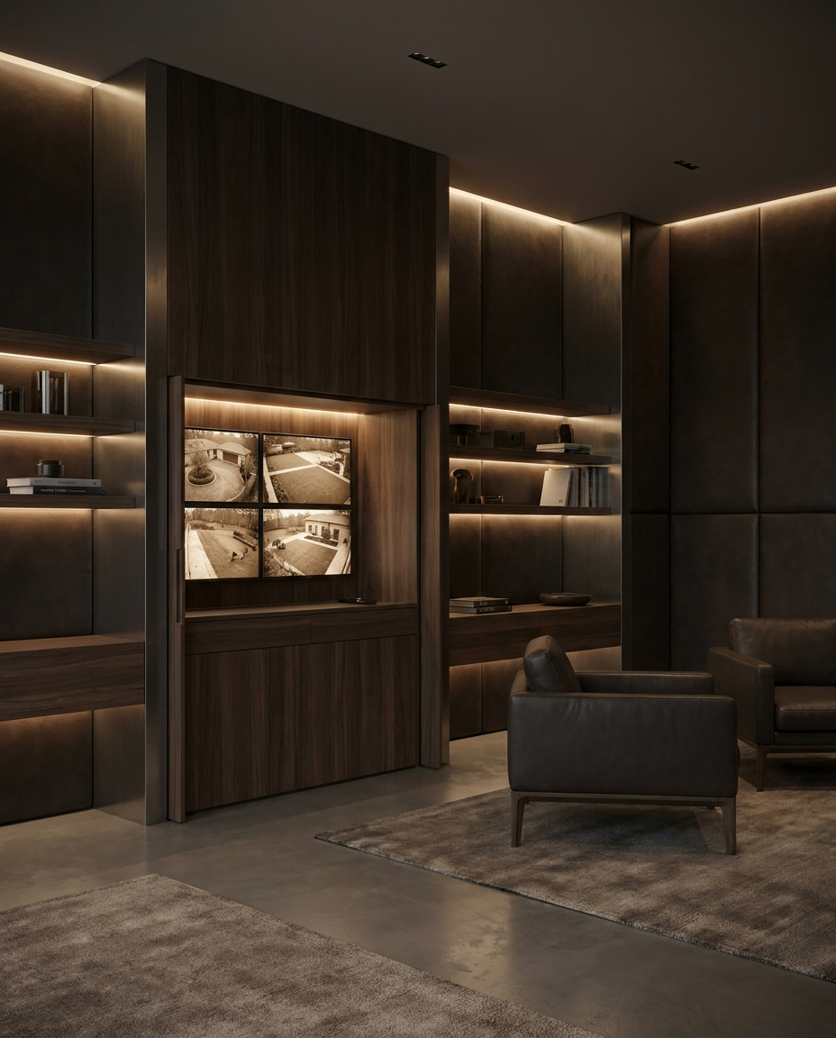 Concealed high-technology safe room